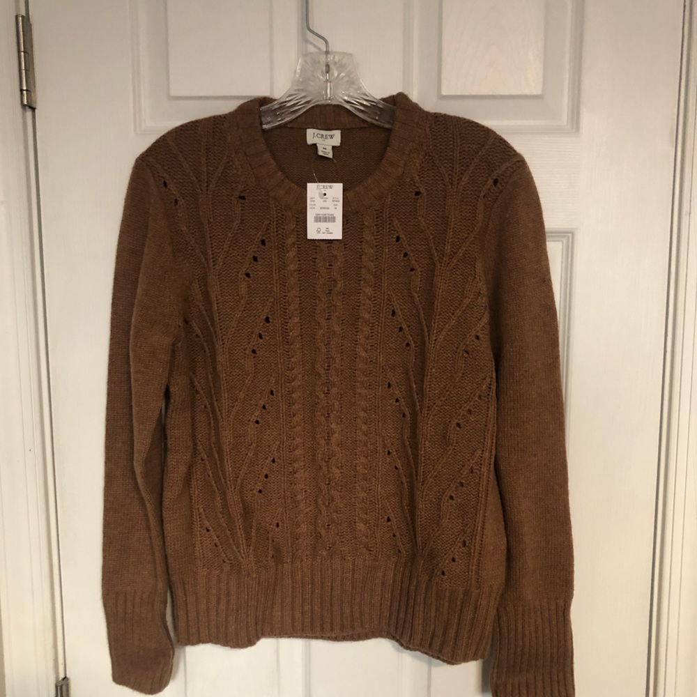 NWT J.Crew Cable-Knit Sweater